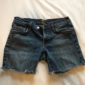 7 For All Mankind Cut Off Shorts